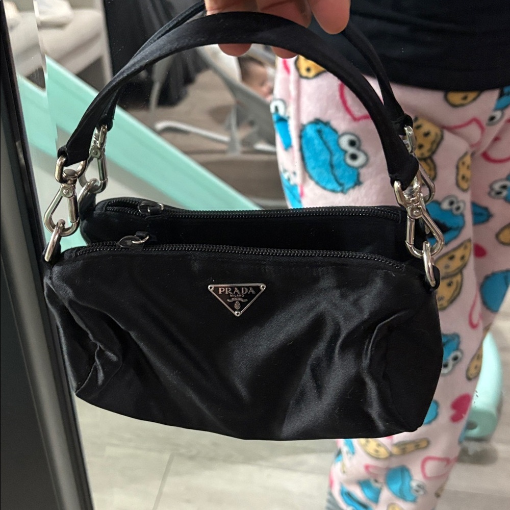 Prada Black Nylon Crossbody Bag